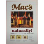 Mac's - Naturally poster