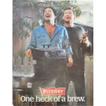 Pilsner - one heck of a brew - poster